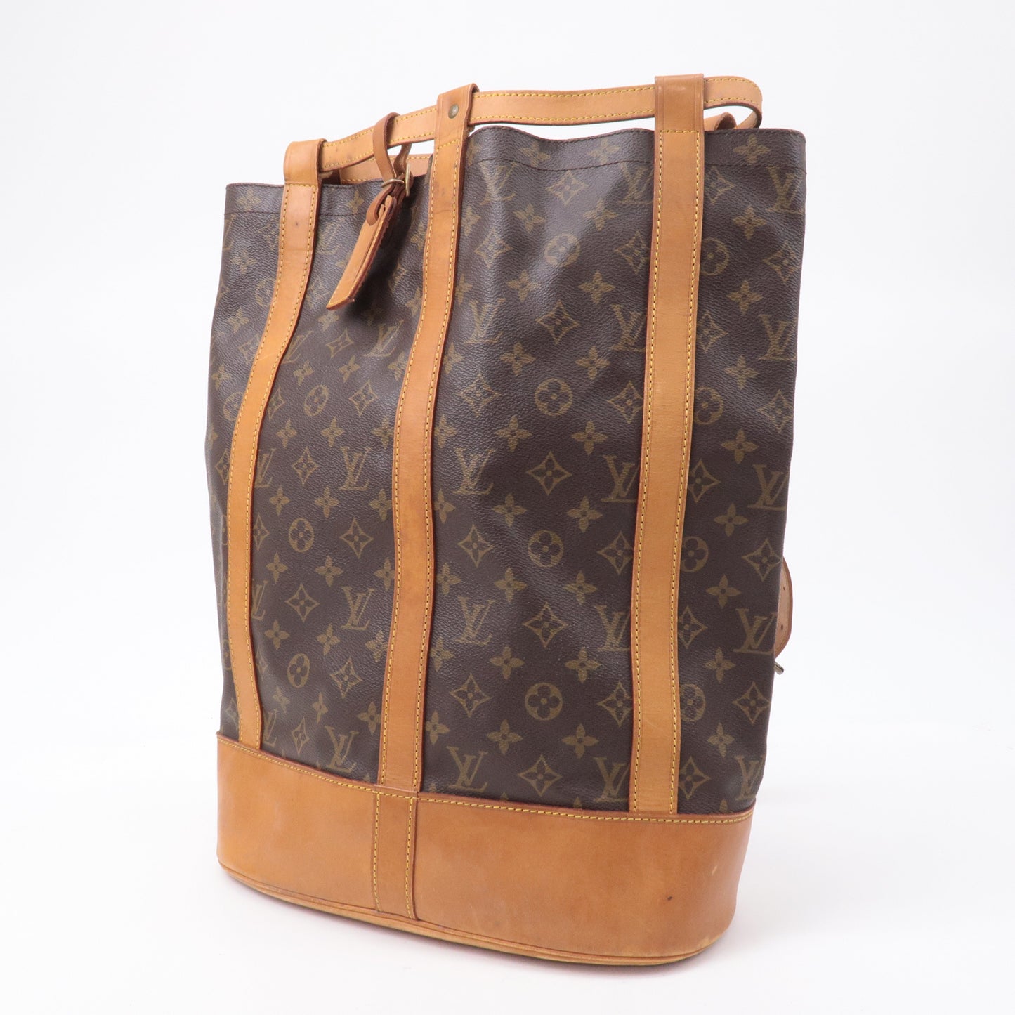 Louis Vuitton Monogram Randonnee GM Laundry Bag Brown M42244
