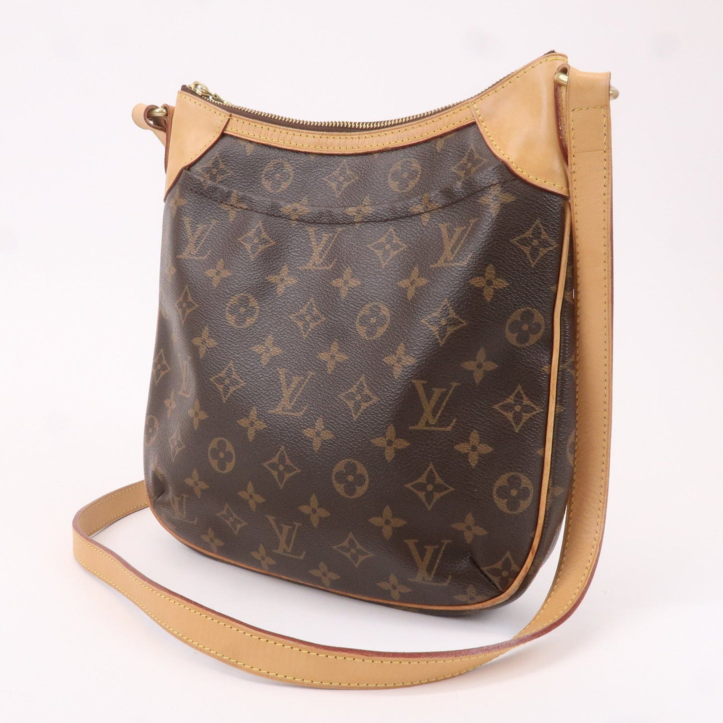 Louis Vuitton Monogram Odeon PM Shoulder Bag Brown M56390