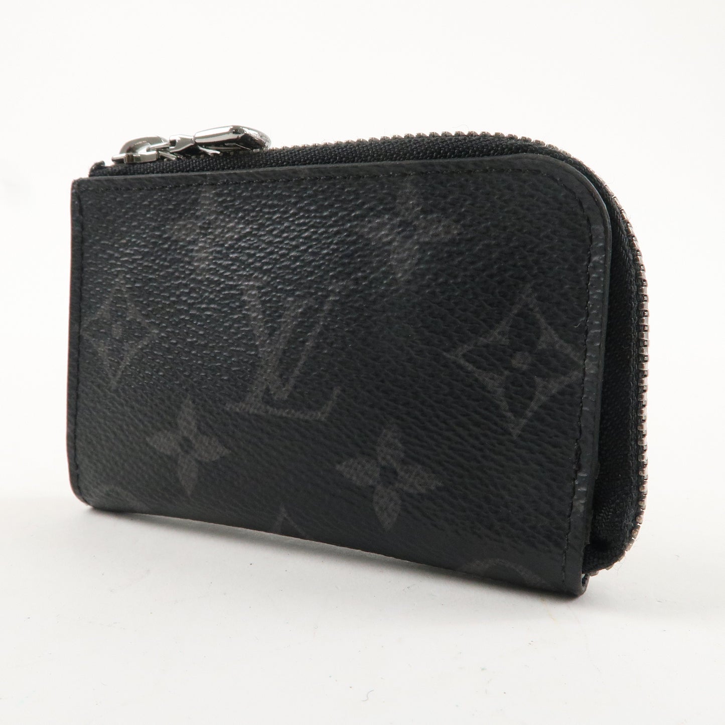Louis Vuitton Monogram Eclipse Porto Monnaie Jour Gray M63536