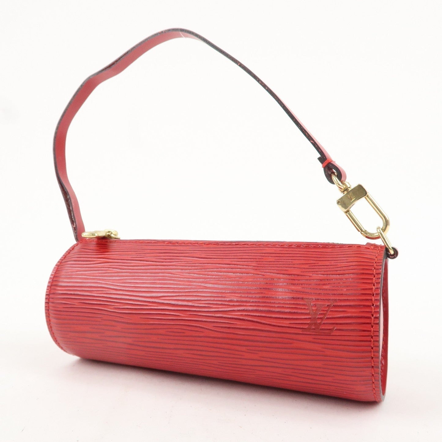 Louis Vuitton Epi Set of 2 Pouch For Soufflot Hand Bag Black Red