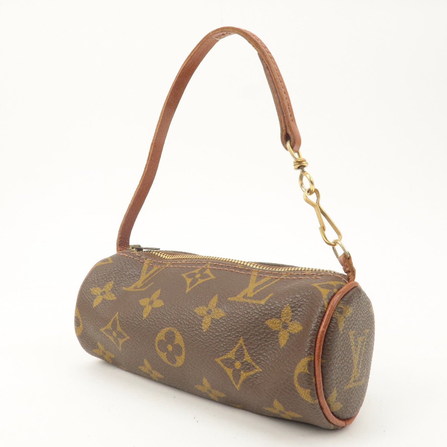 Louis Vuitton Monogram Pouch for Papillon Bag Brown Old Style