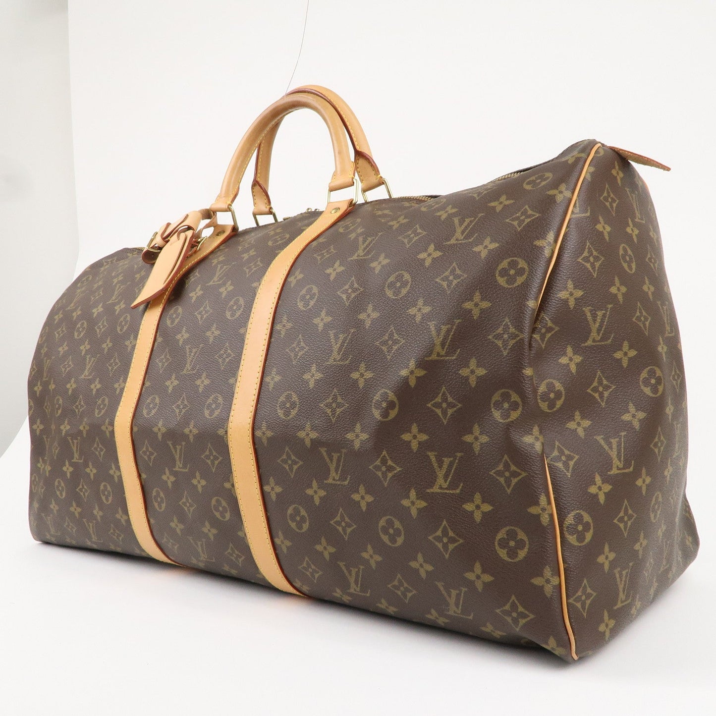 Louis Vuitton Monogram Keep All 60 Boston Travel Bag M41422
