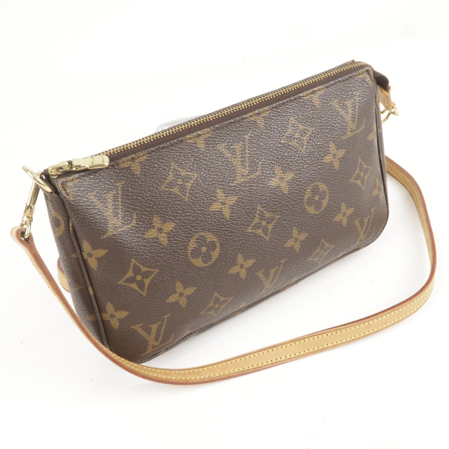Louis Vuitton Monogram Pochette Accessoires & Strap M51980 J00145