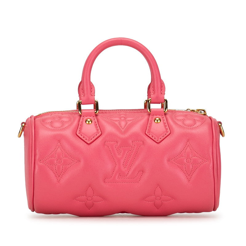 Louis Vuitton Monogram Papillon BB Handbag Chain Shoulder Bag 2WAY M59826 Pink Leather Louis Vuitton