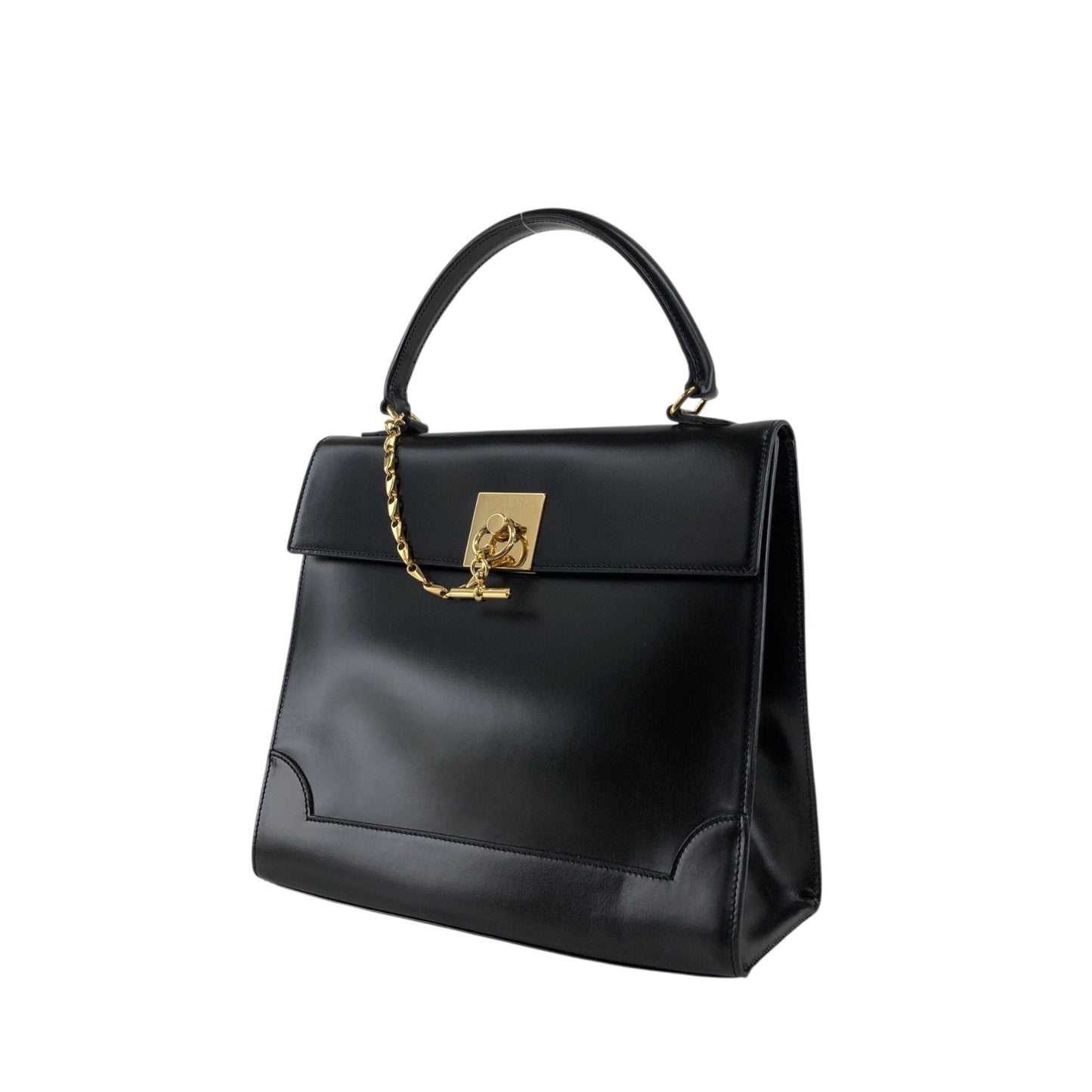 CELINE Gancini Handbag Black rtifa3