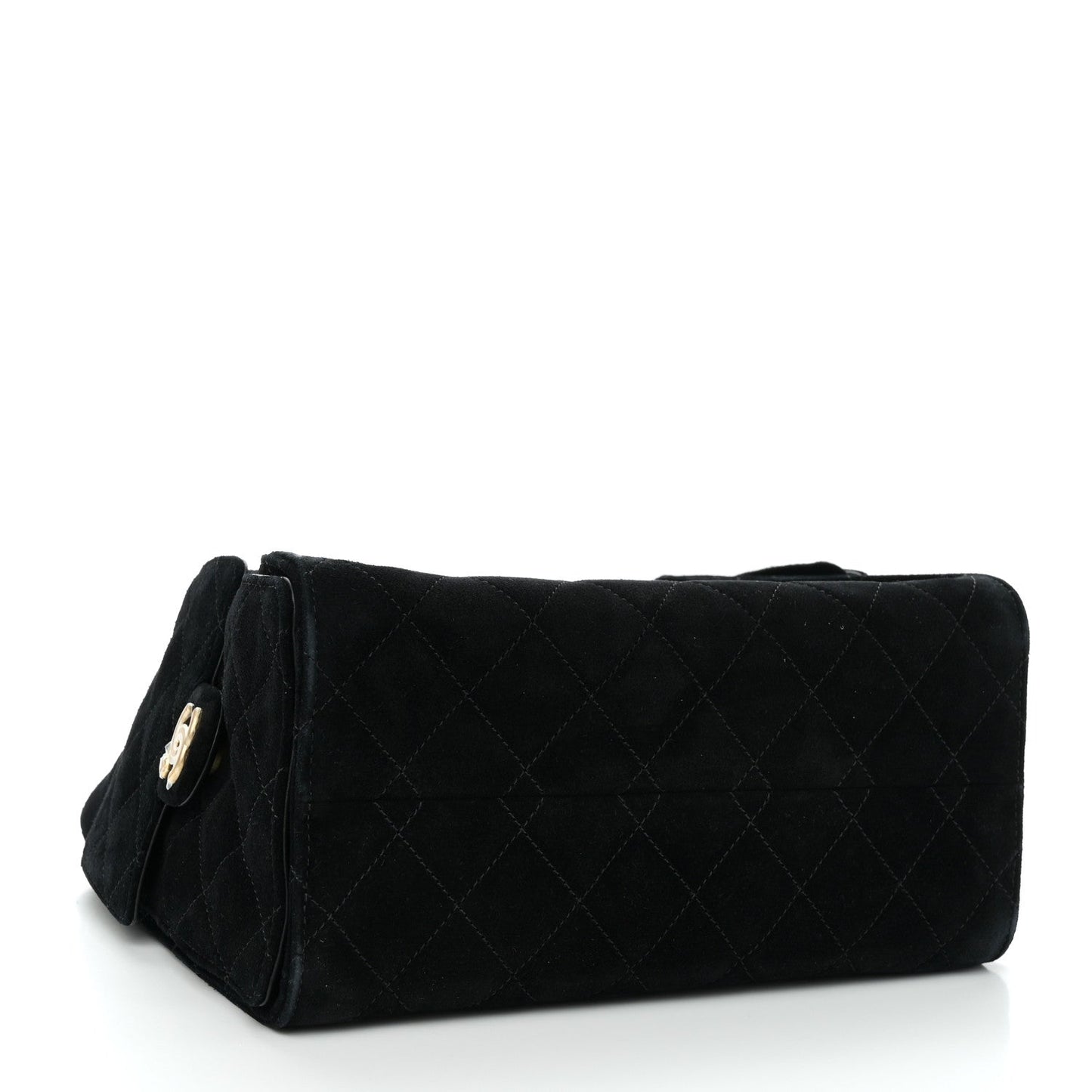 Chanel Suede Quilted Small Chanel 25 Handbag - Rovelle Bags