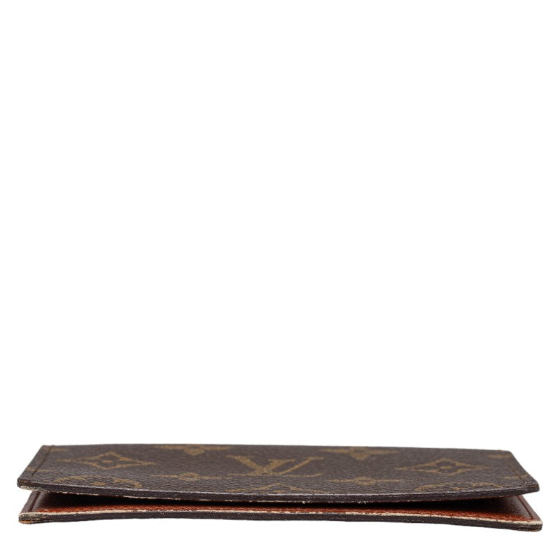 Louis Vuitton Monogram Port 2 Cult Vertical Passcase M60533 Brown PVC Leather Louis Vuitton