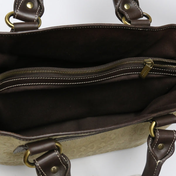 CELINE Handbag Suede beige Suede Celine Boogie bag Women