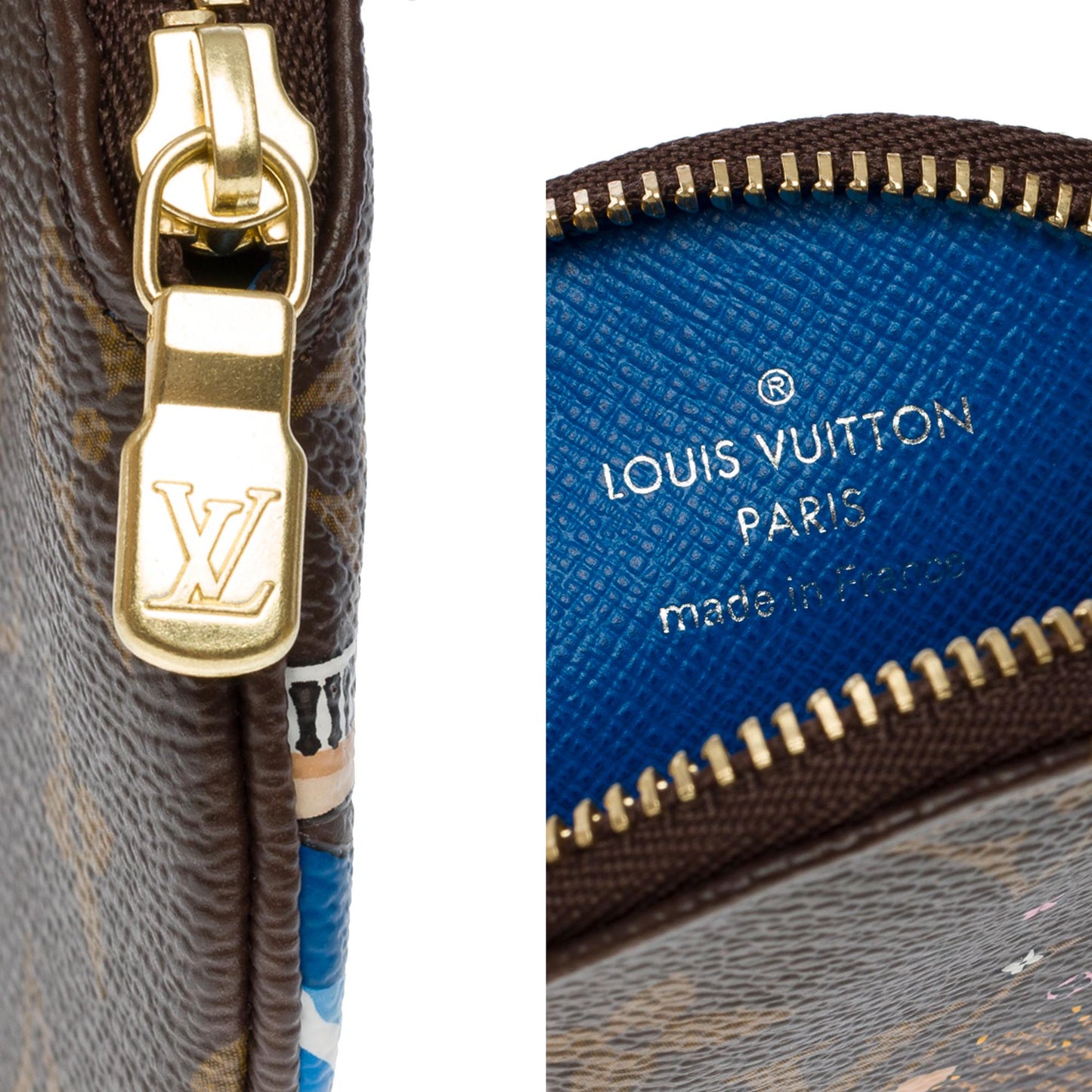 LOUIS VUITTON Limited Edition Vivienne Doll coin purse in brown monogram, GHW
