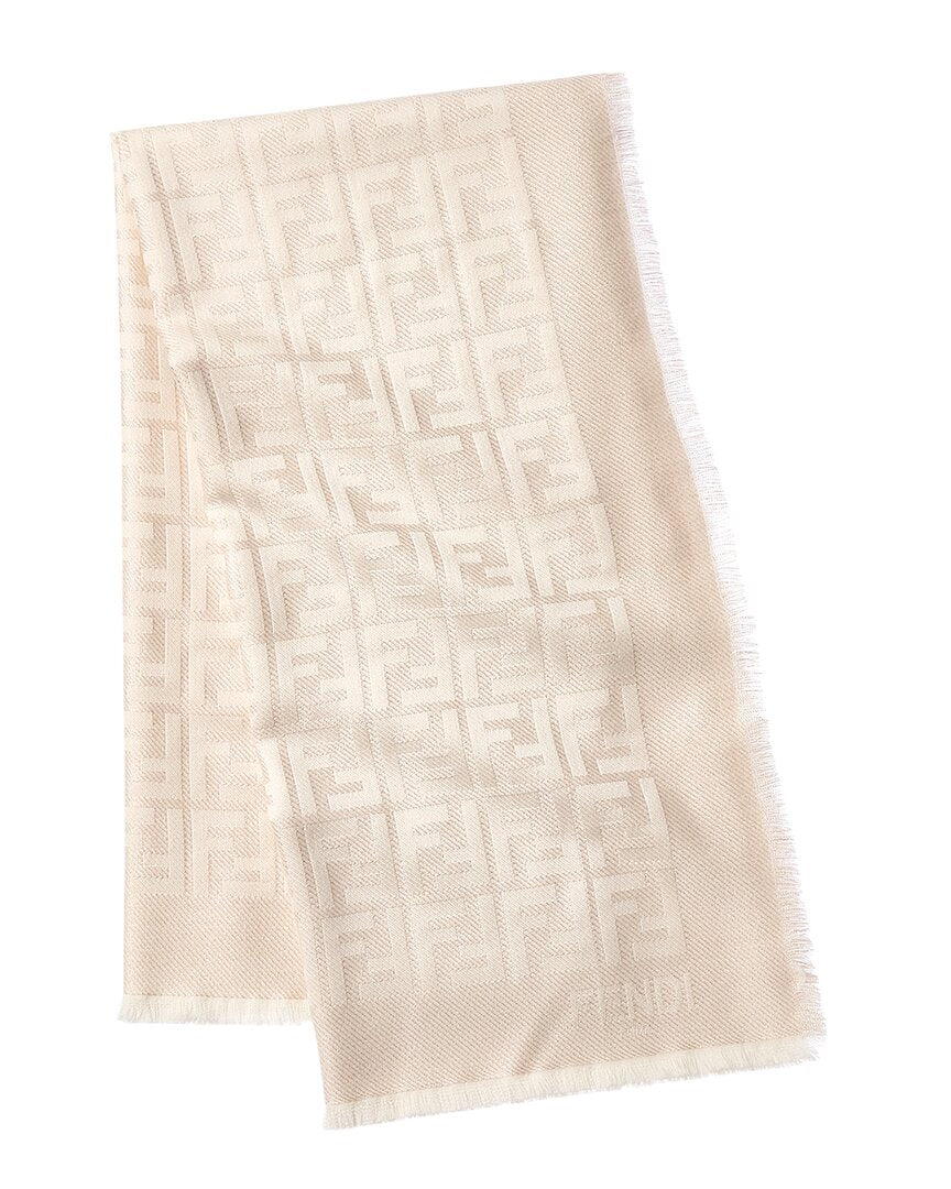 Fendi Ff Wool-Blend Shawl