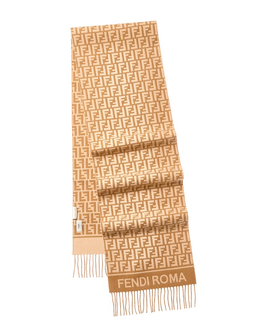 Fendi Ff Wool & Cashmere-Blend Scarf