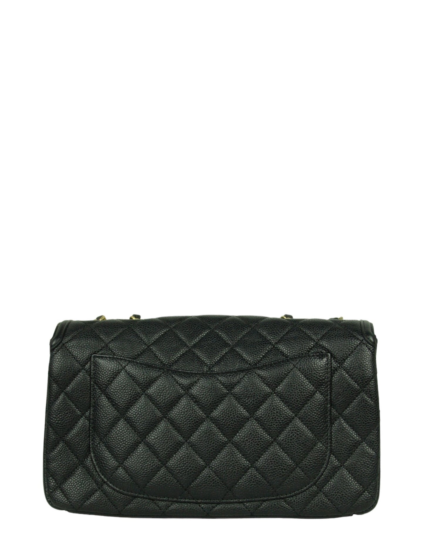 Chanel Black Caviar Medium CC Filigree Crossbody Bag - Rovelle Bags