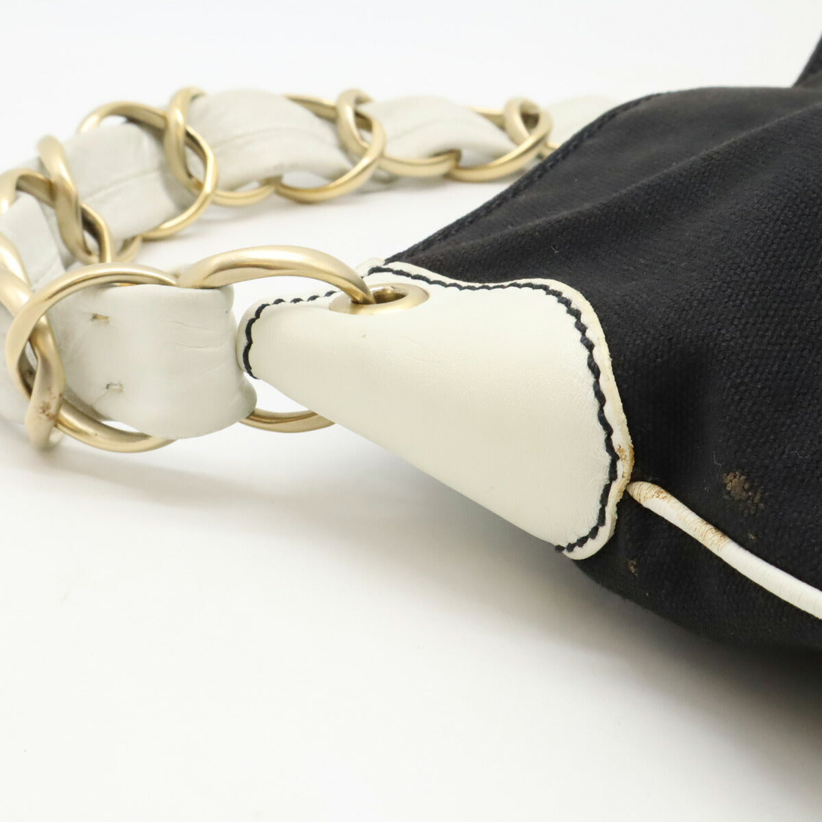 Chanel Coco Canvas Leather Shoulder Bag