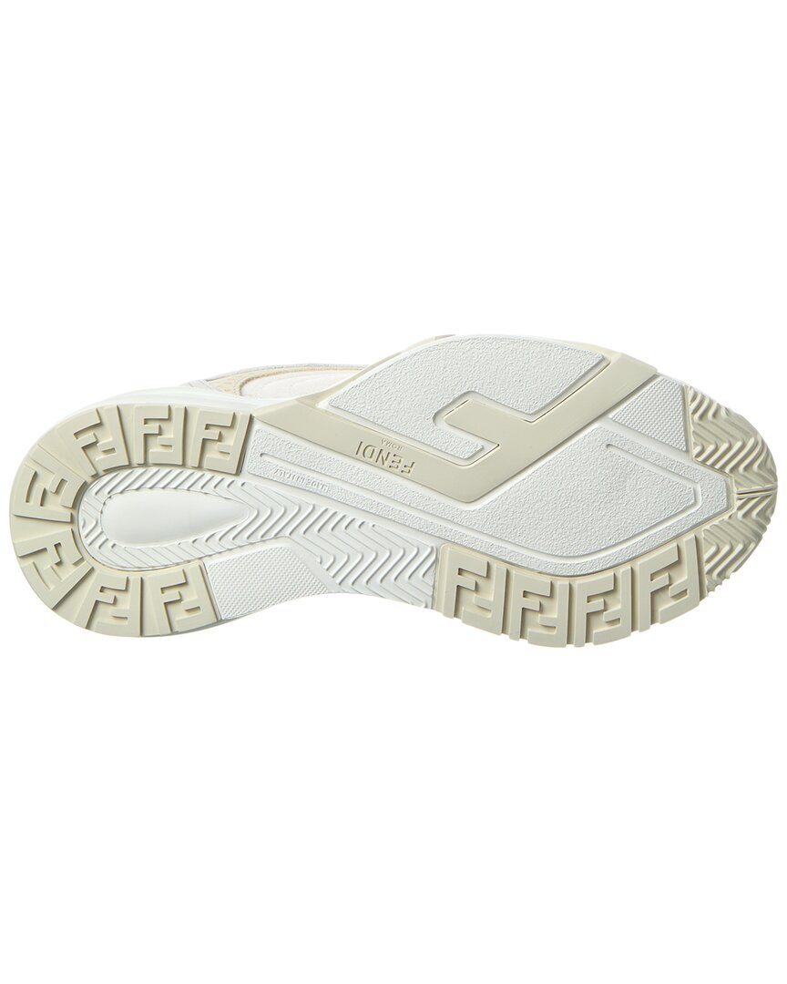 Fendi Flow Mesh & Suede Sneaker