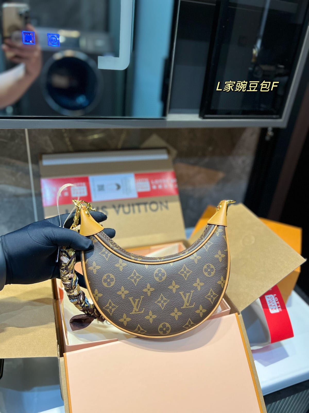 Louis Vuitton Loop monogram Handbag ?? Twilly Scarf