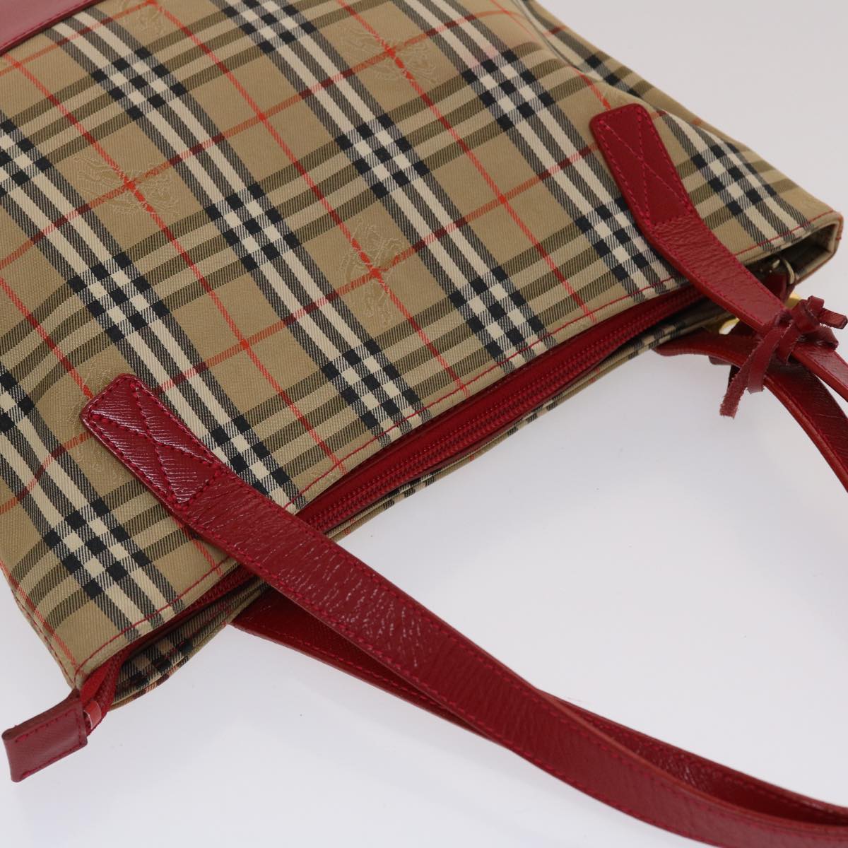 Burberry Haymarket Brand Shoulder Bag - Rovelle Bags