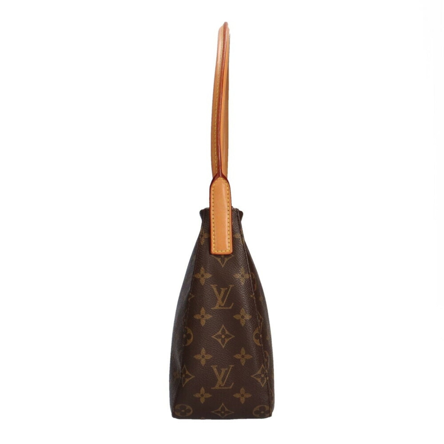 Louis Vuitton Looping MM Monogram Shoulder Bag Canvas Brown Ladies