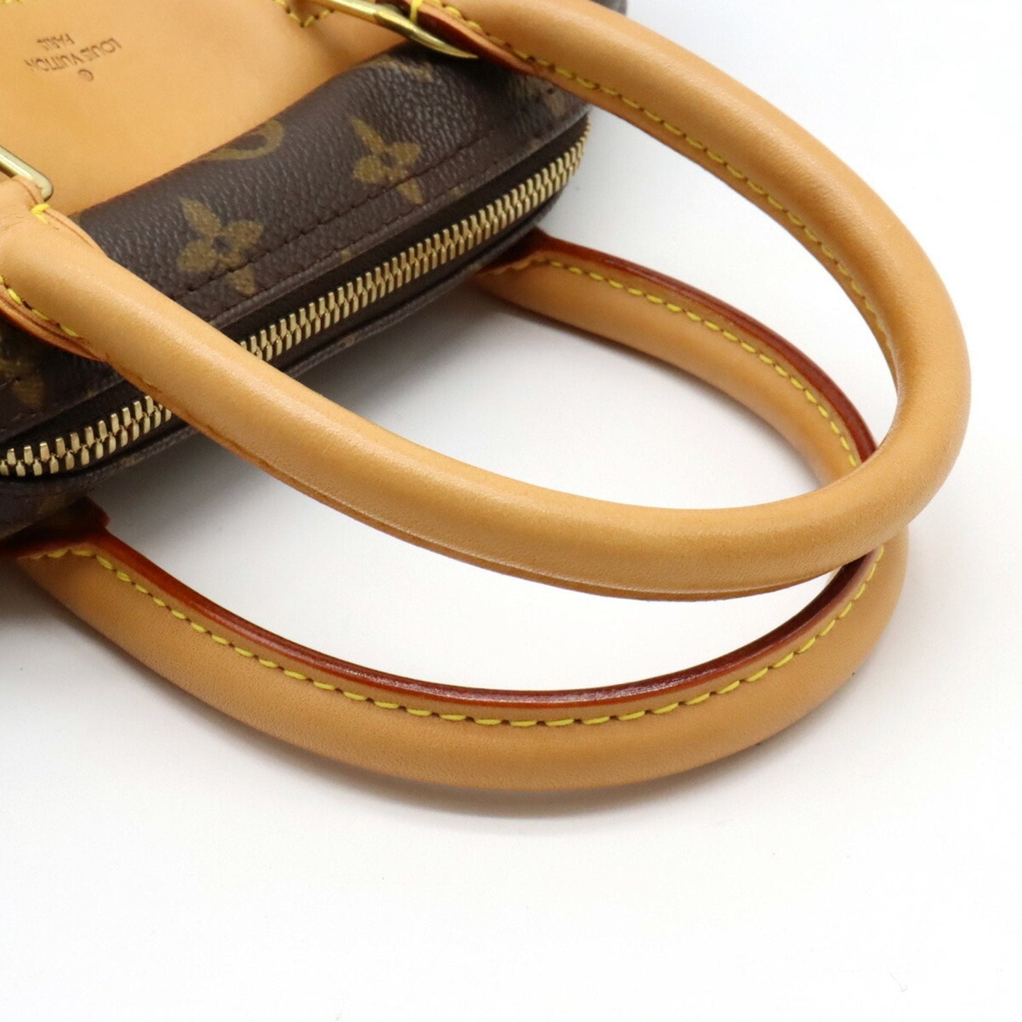 LOUIS VUITTON Monogram Bowling Vanity Deauville Handbag Boston Bag M47270