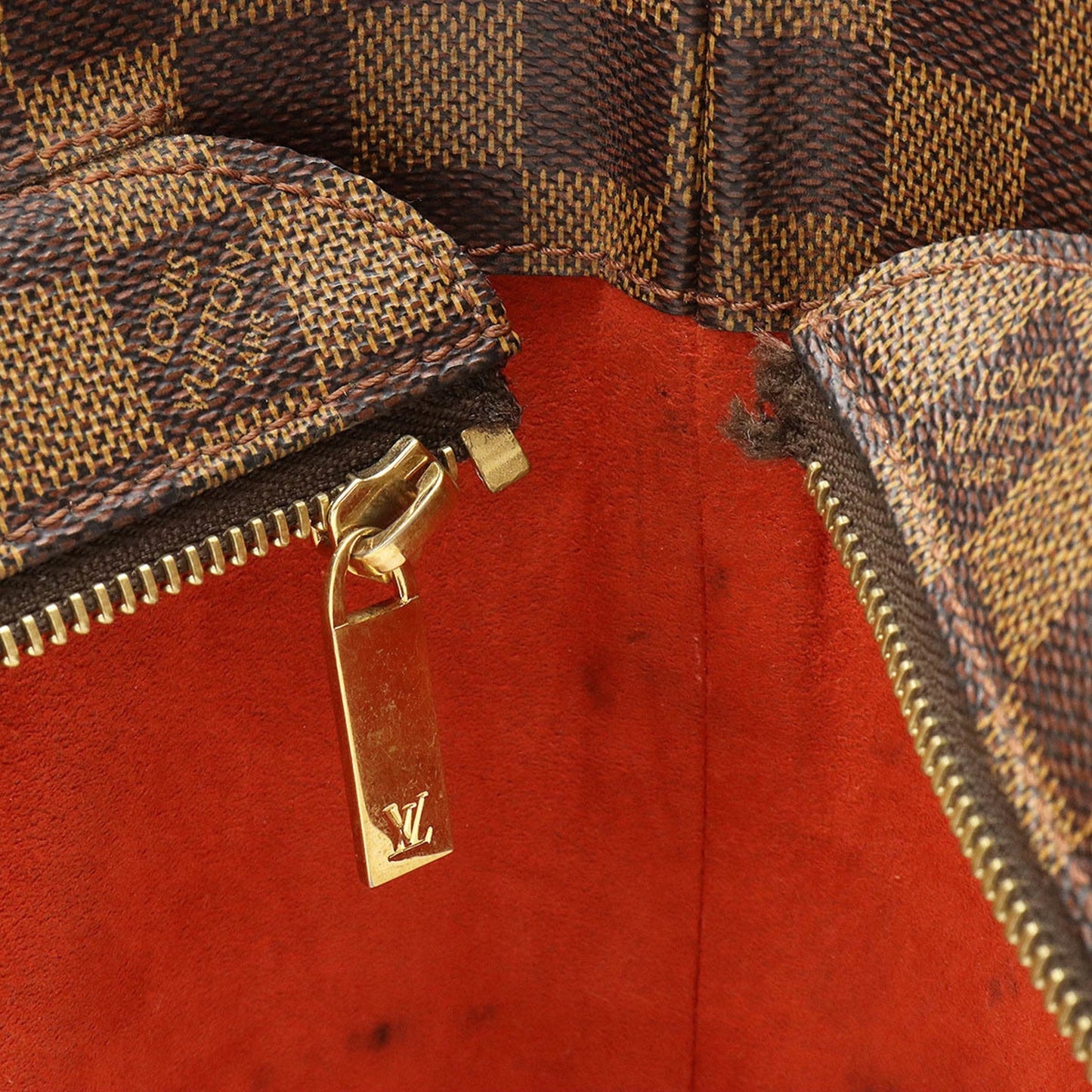LOUIS VUITTON Damier Luco Tote Bag Shoulder Special Order SP Initial N51156