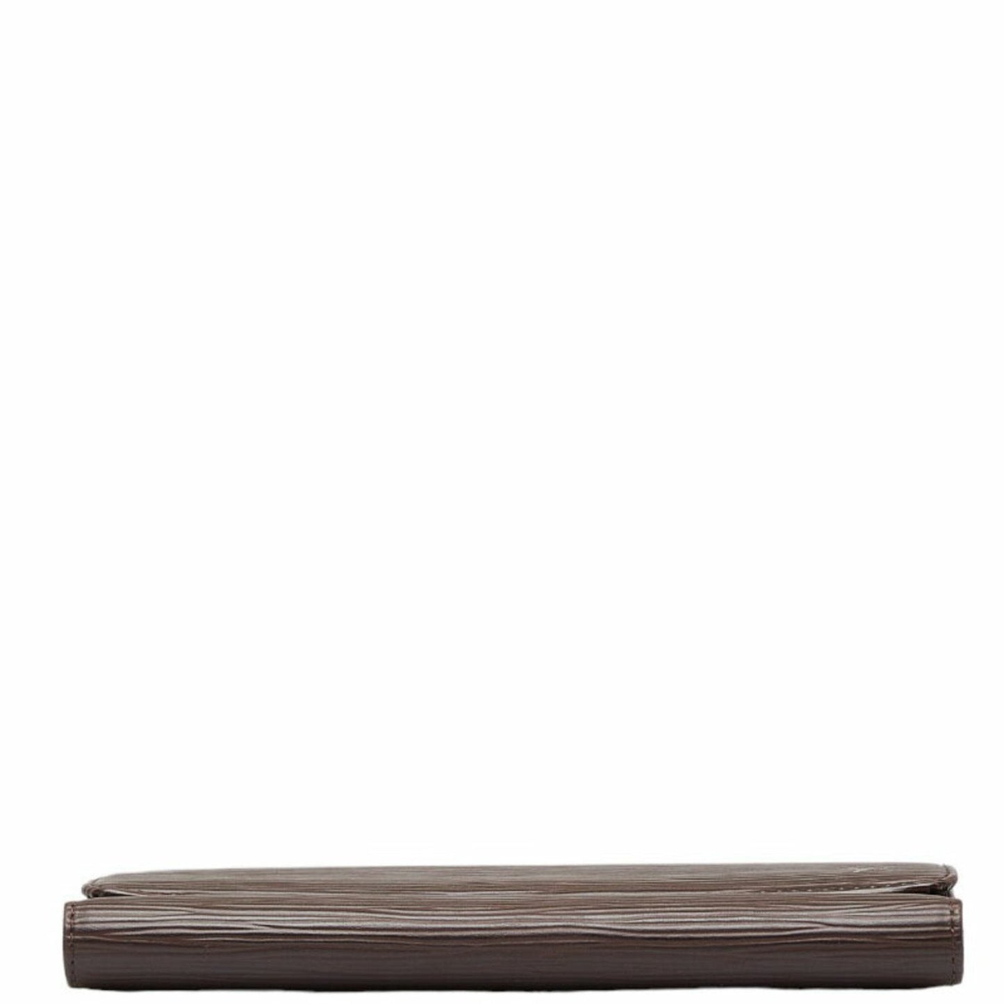 LOUIS VUITTON Epi Portefeuil International Long Wallet M63590 Mocha Brown Leather Ladies