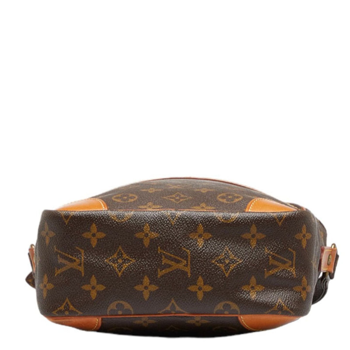 LOUIS VUITTON Monogram Danube GM Shoulder Bag M45262 Brown PVC Leather Ladies