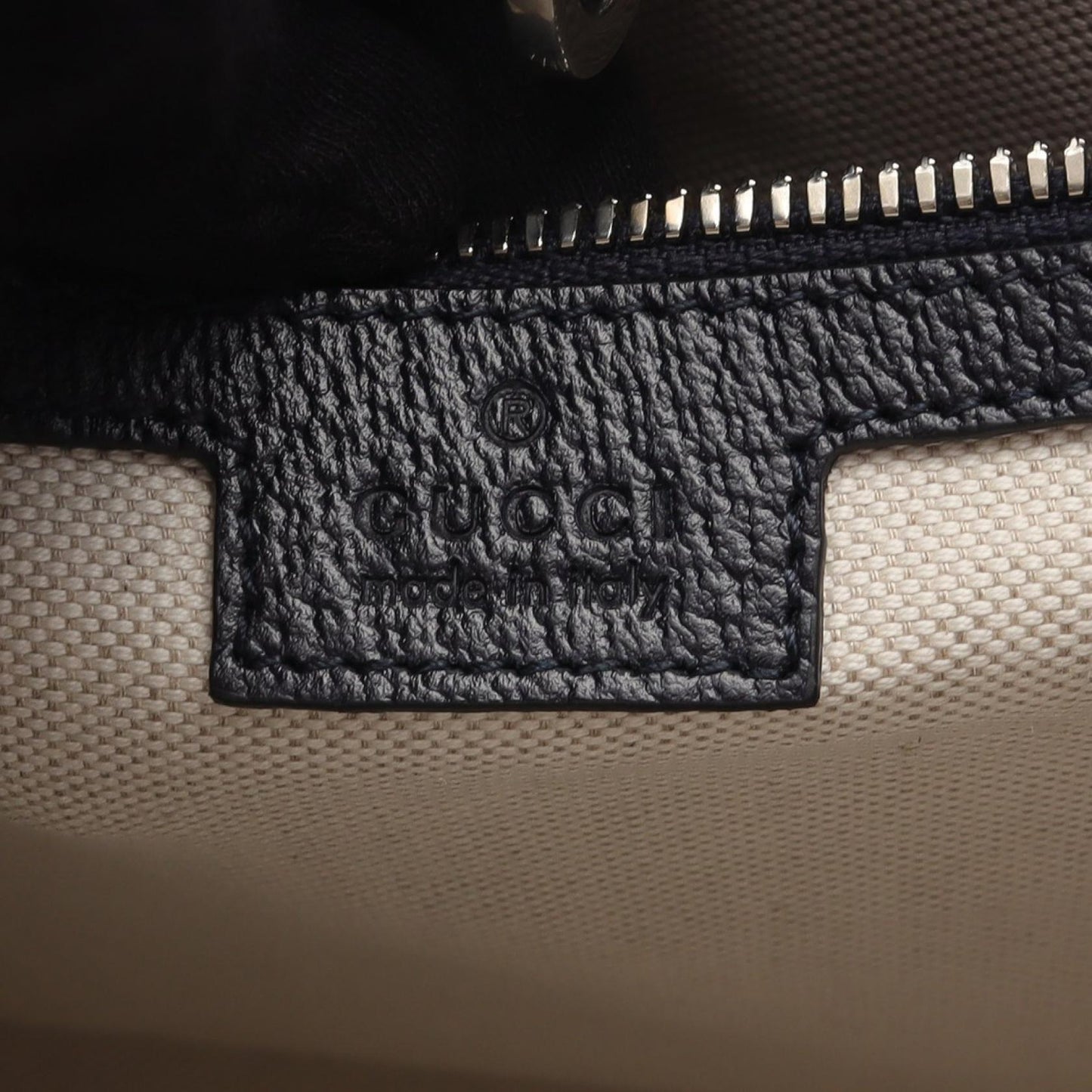 Gucci GG Supreme Coated Canvas Leather Tote Bag
