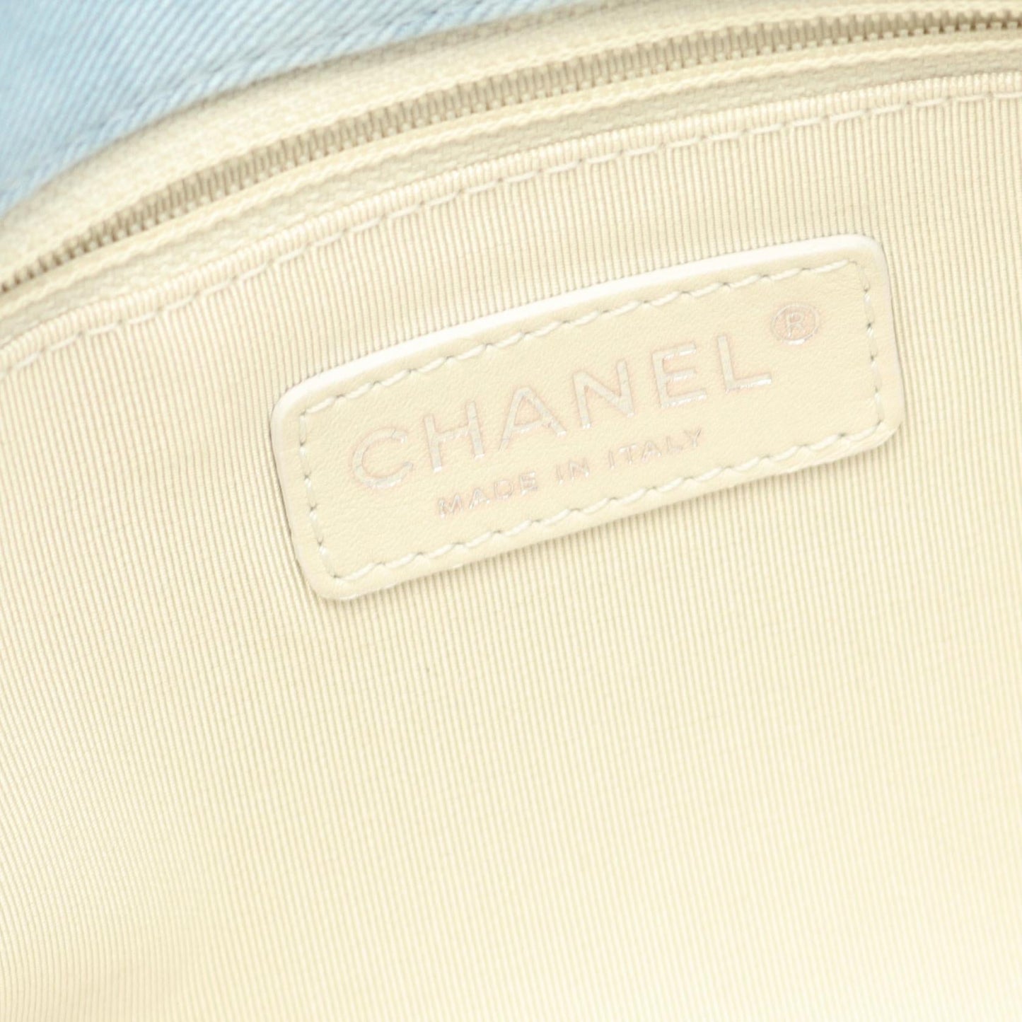 Chanel Matelasse Denim Shoulder Bag