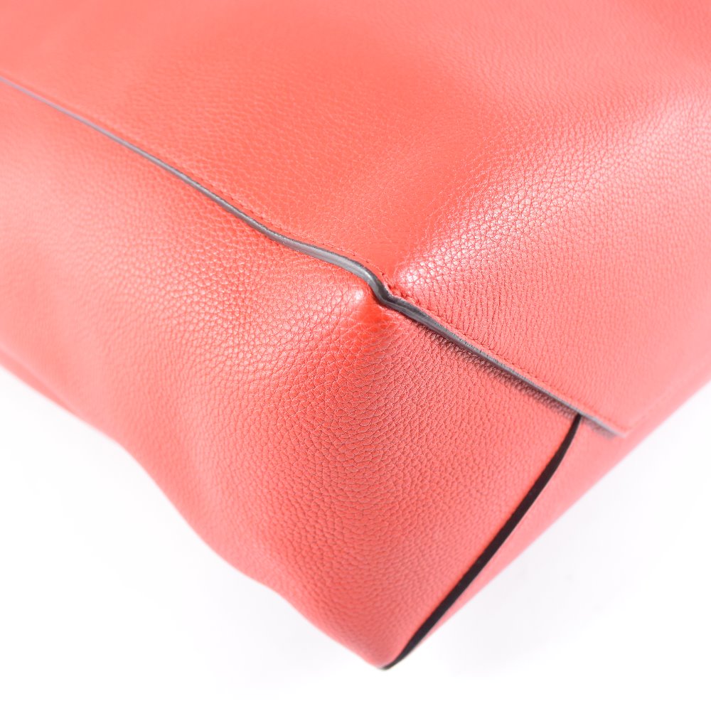 CELINE Tote Bag YNF Calfskin Red With porch Hippo phantom Women