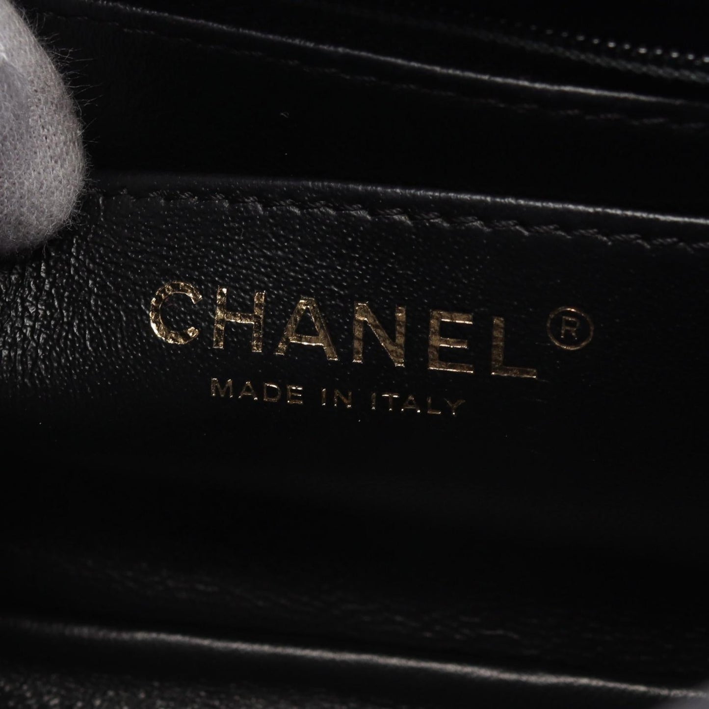Chanel V-stitch Chevron Lambskin Shoulder Bag