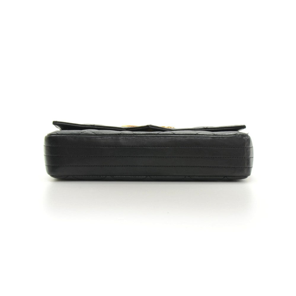 Chanel Quilted Leather Single Flap Handbag