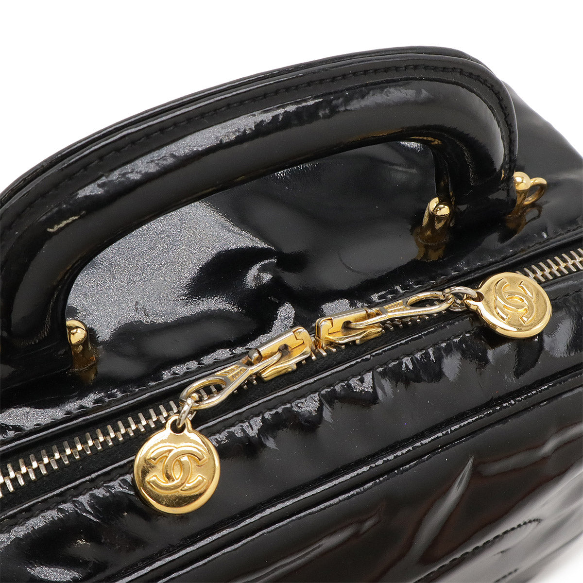 Chanel Coco Patent Leather 2way Bag