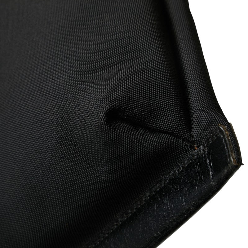 Gucci Shoulder Bag Leather Nylon Canvas