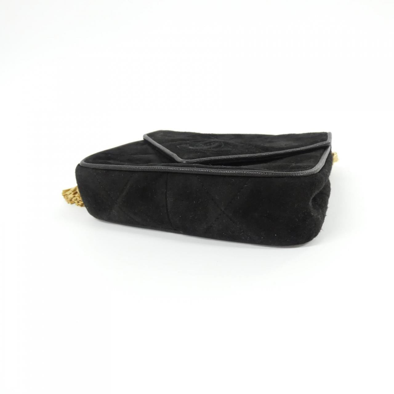 Chanel Suede Metallic Lambskin Shoulder Bag - Rovelle Bags