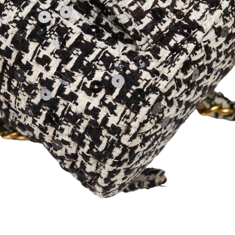 Chanel Coco Matelassé Tweed Backpack