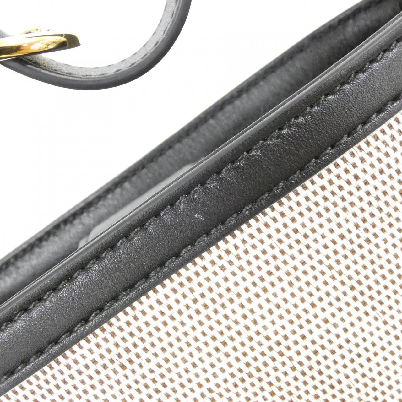 Gucci GUCCI 73 Canvas Leather Shoulder Bag