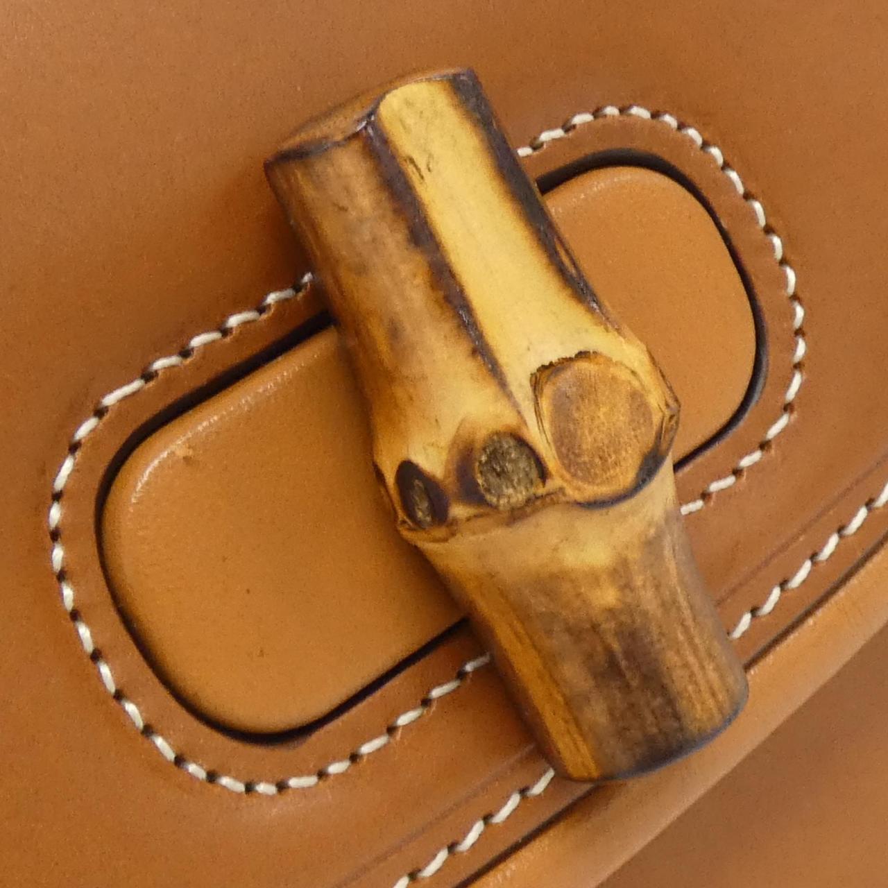 Gucci BAMBOO 1947 Leather Waist Bag