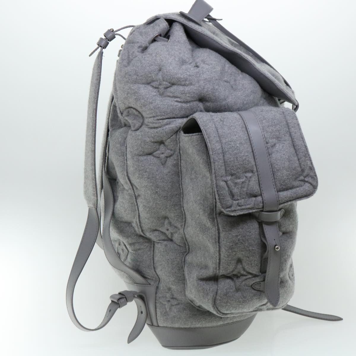 LOUIS VUITTON Monogram ChristopherXL Backpack Gray M55252 LV 31979A