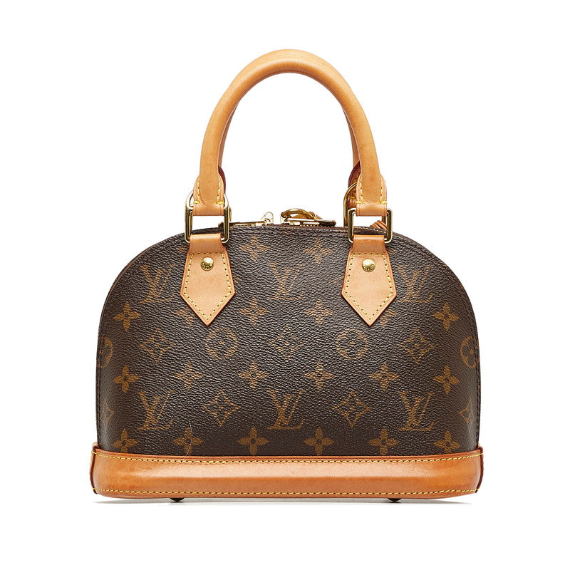 Louis Vuitton Monogram BB Handbag 2WAY M53152 Brown PVC Leather Louis Vuitton
