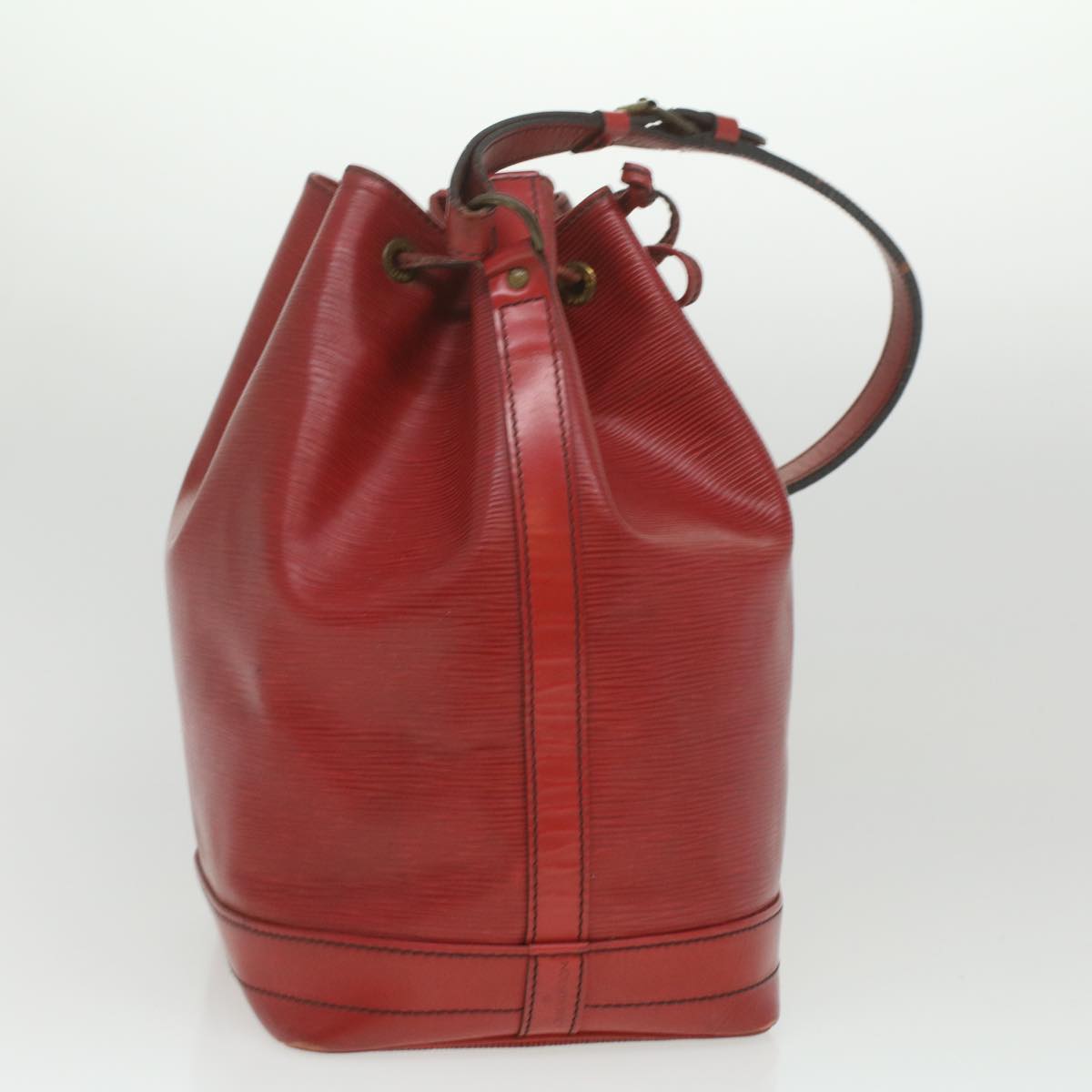 LOUIS VUITTON Epi Noe Shoulder Bag Red M44007 LV Auth 36004