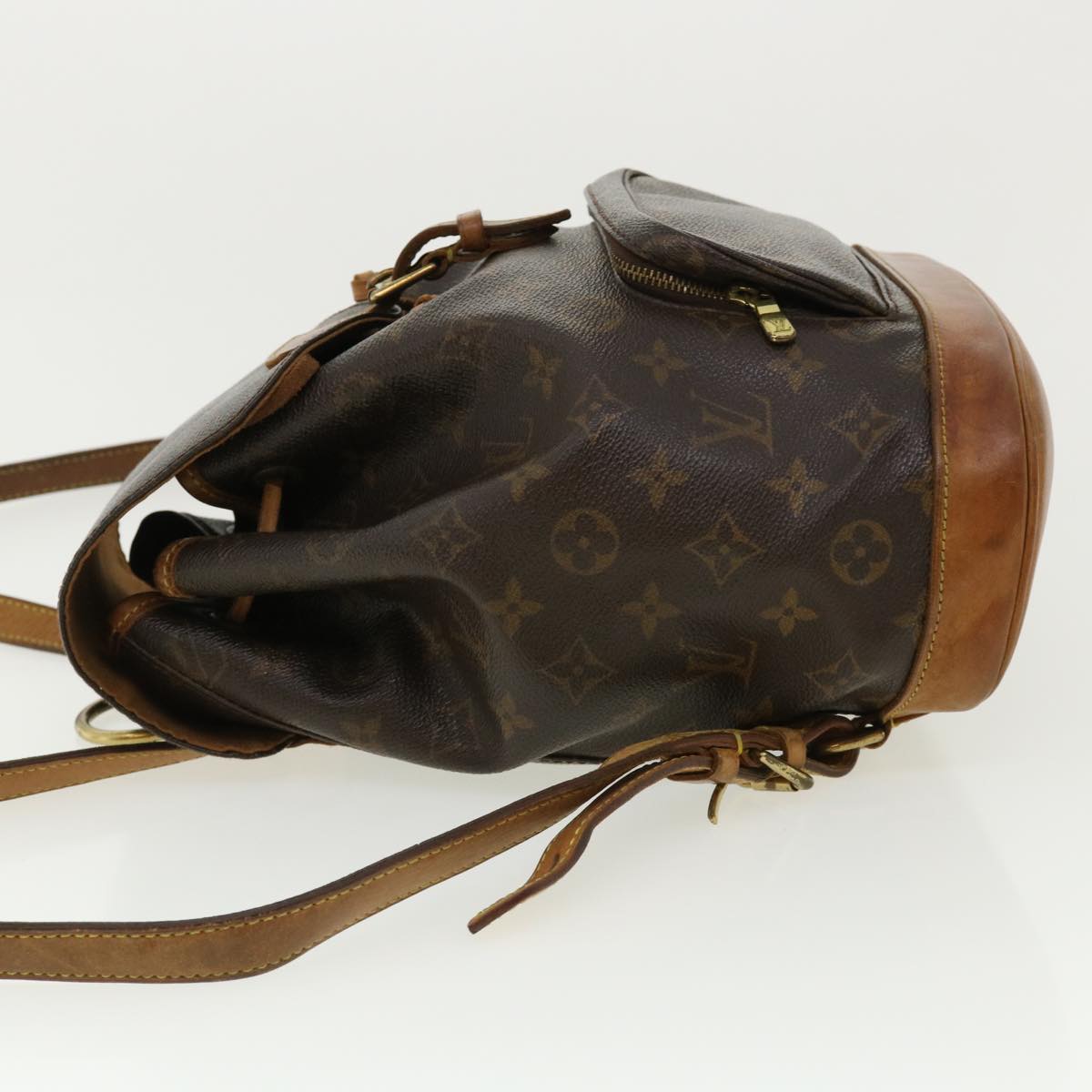 LOUIS VUITTON Monogram Montsouris MM Backpack M51136 LV Auth 36610
