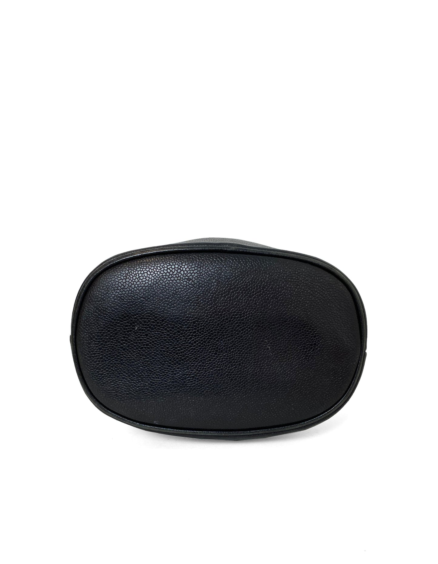 Chanel Black Caviar Leather CC Bucket Bucket Bag - Rovelle Bags