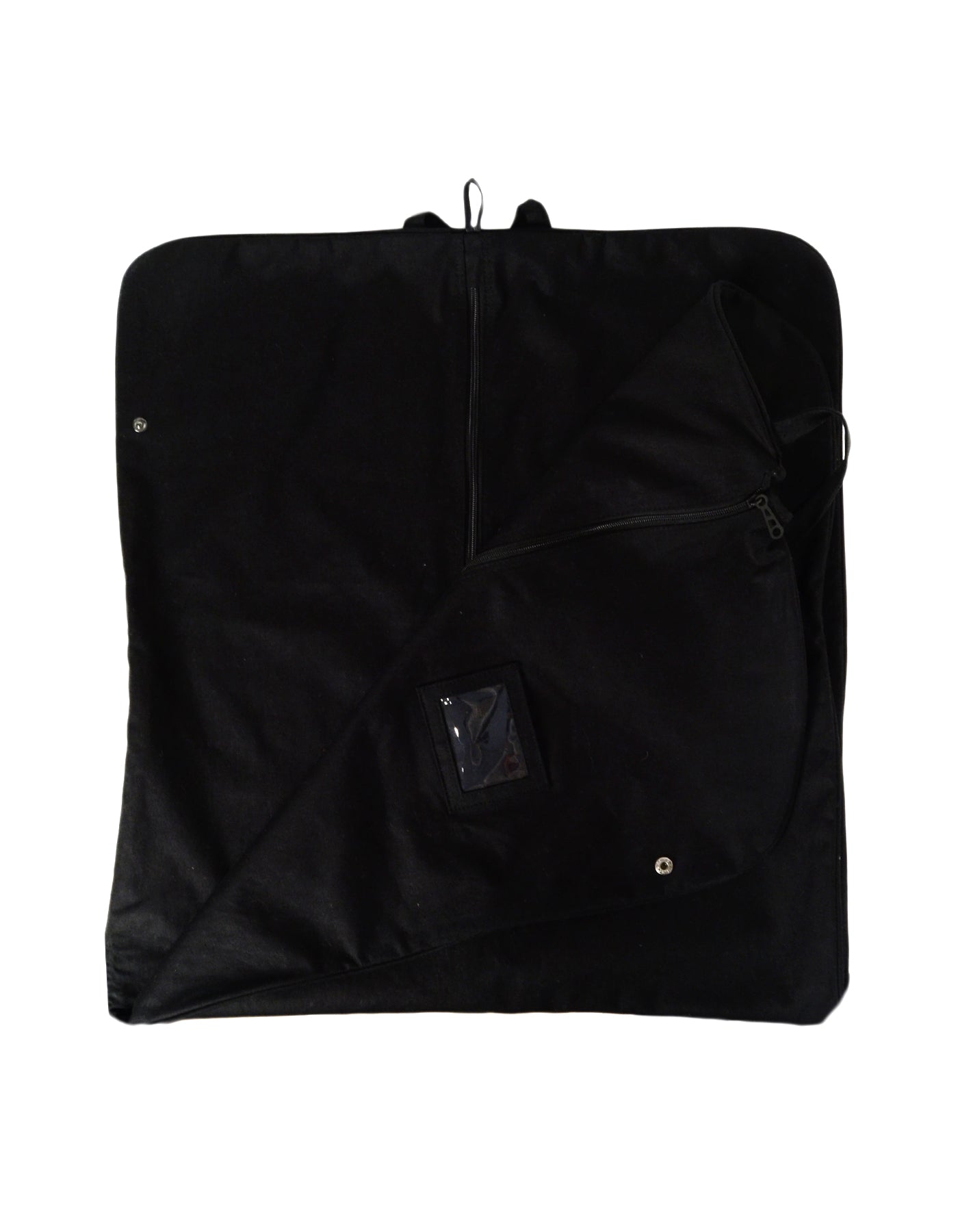 Chanel Black 48" Canvas Garment Handbag - Rovelle Bags