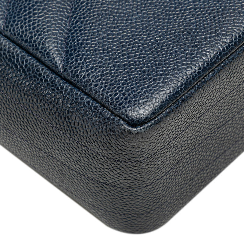 Chanel Coco Bias Stitch Caviar Shoulder Bag
