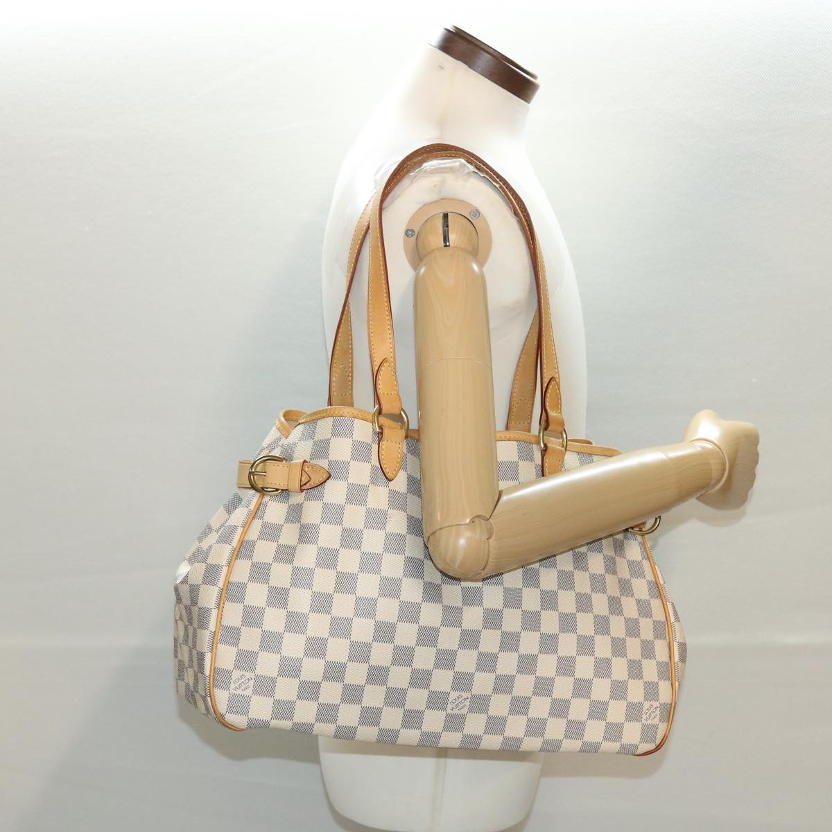 LOUIS VUITTON Damier Azur Batignolles Horizontal Tote Bag N48172 LV 40025