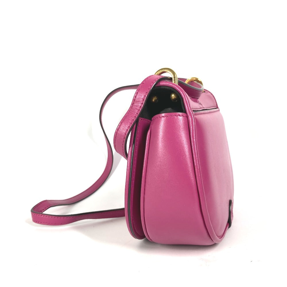 FENDI Shoulder Bag 8BS082 leather purple Come on Small Women