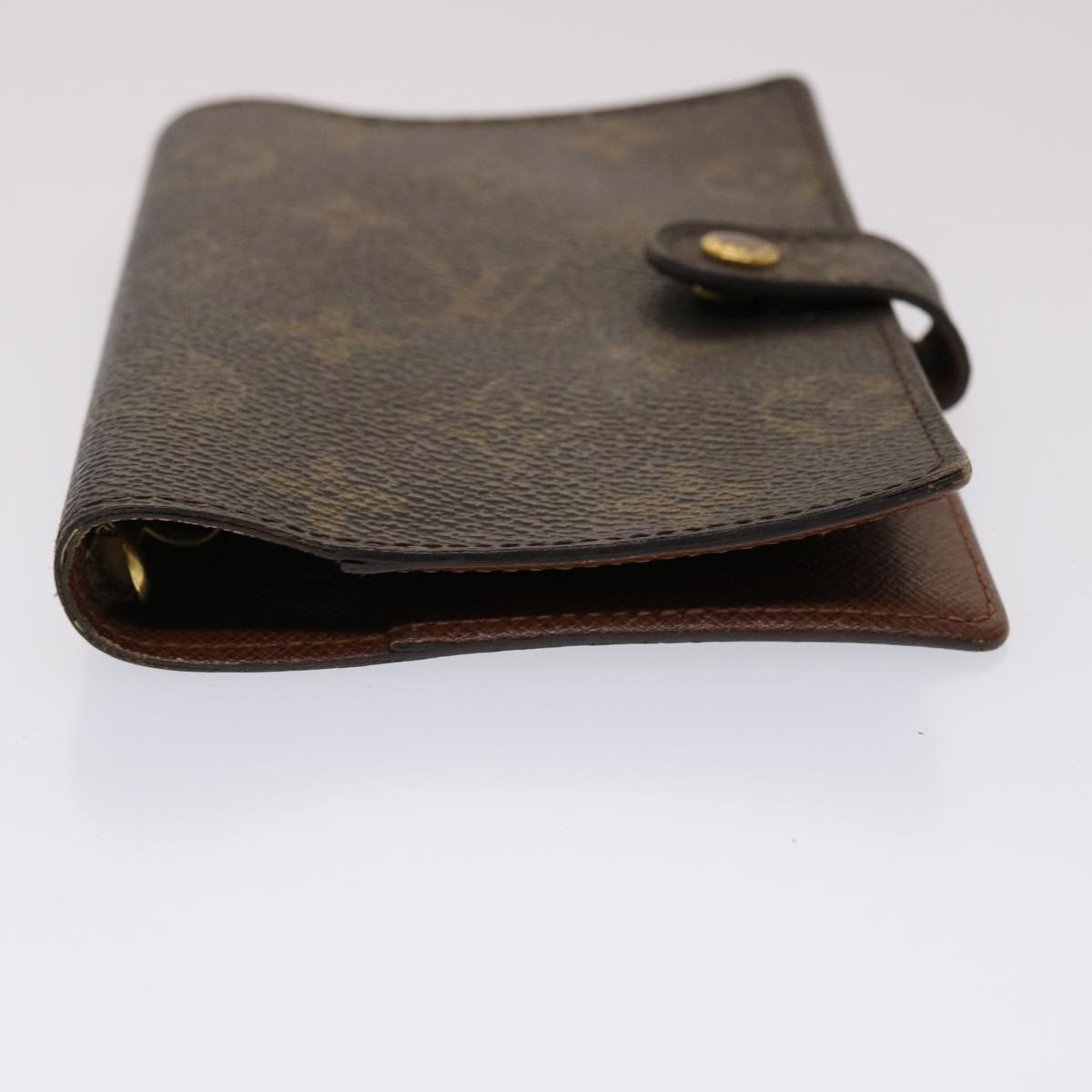 LOUIS VUITTON Monogram Agenda PM Day Planner Cover R20005 LV Auth 46412