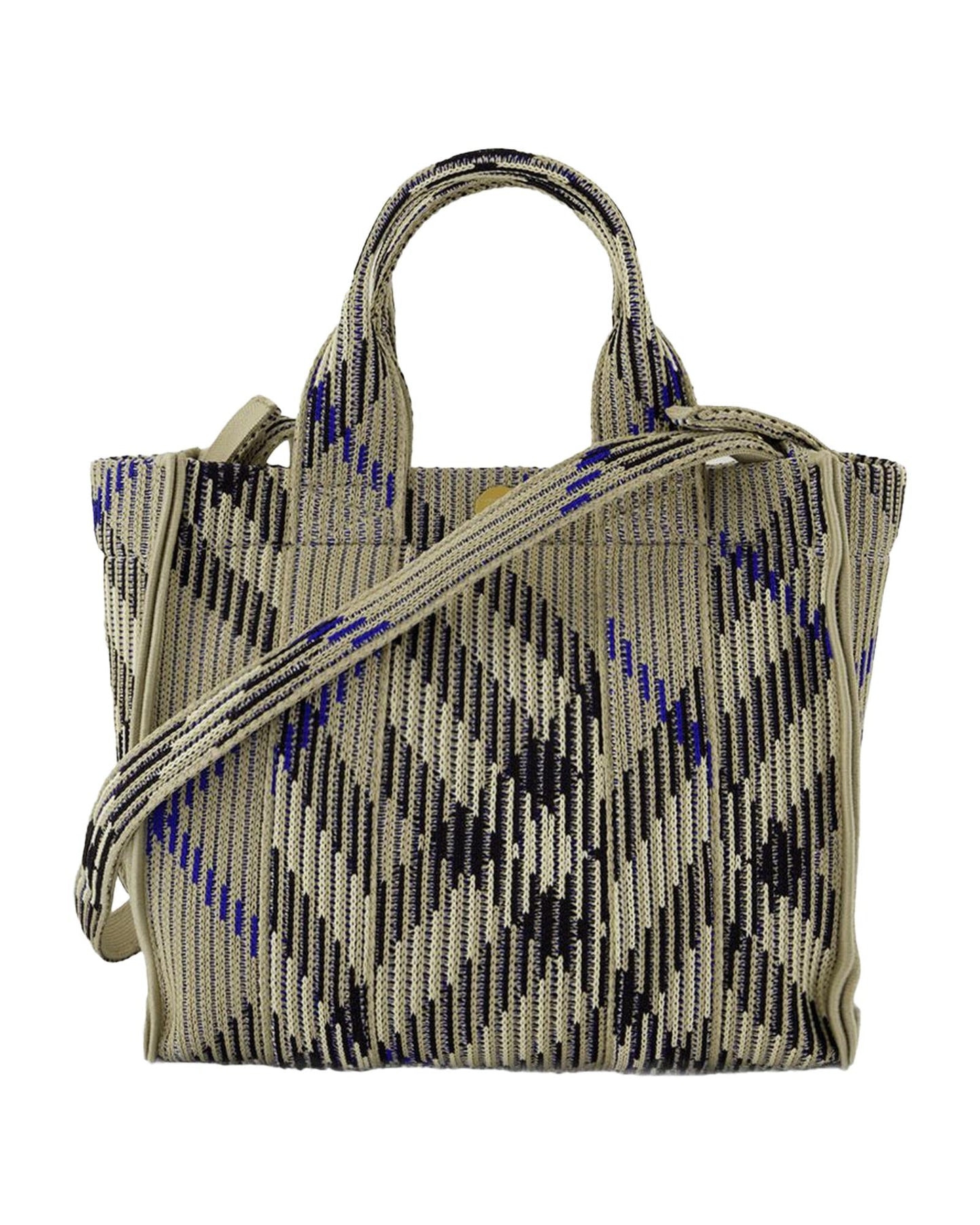 Burberry Knitted Geometric Tote Bag - Rovelle Bags