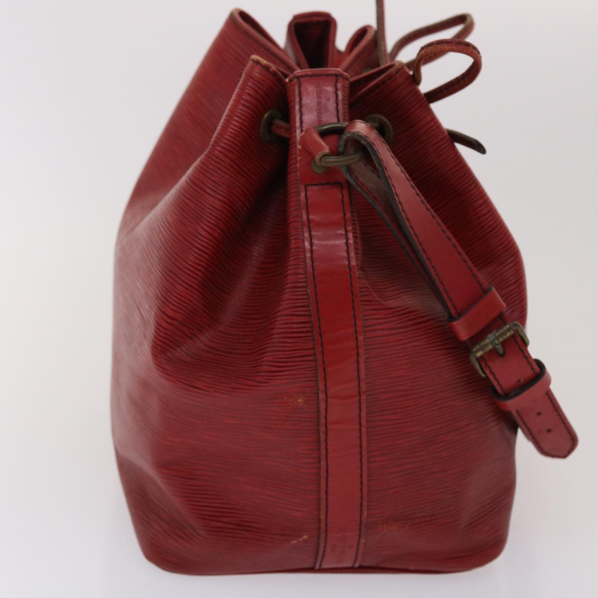 LOUIS VUITTON Epi Petit Noe Shoulder Bag Red M44107 LV 47968