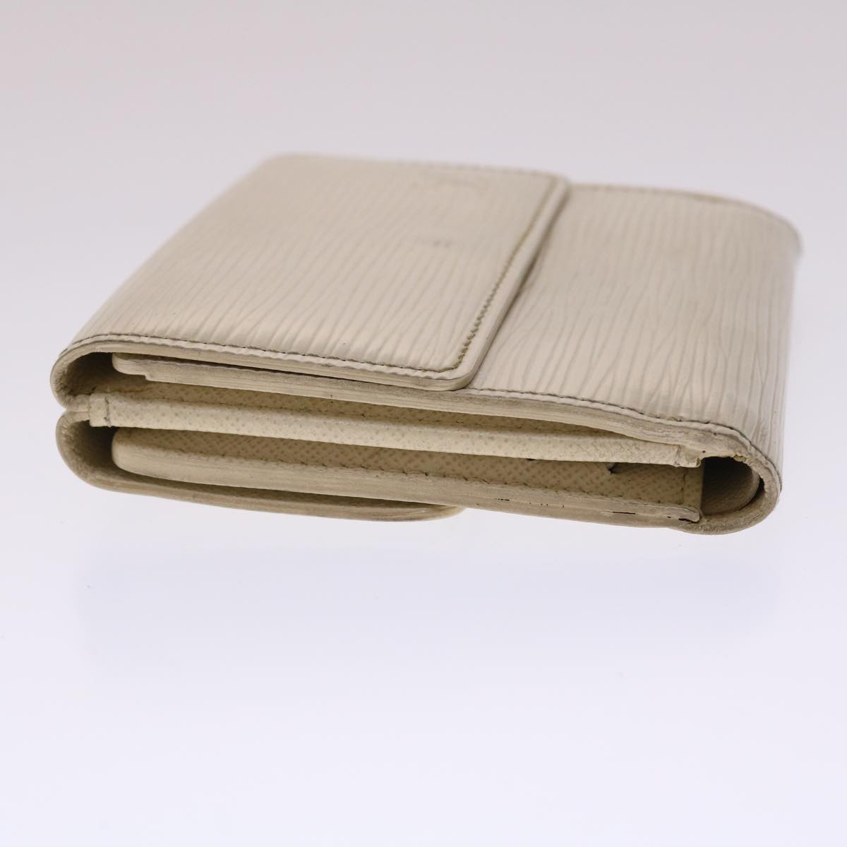 LOUIS VUITTON Epi Portefeuille Elise Wallet White M6348J LV 48069