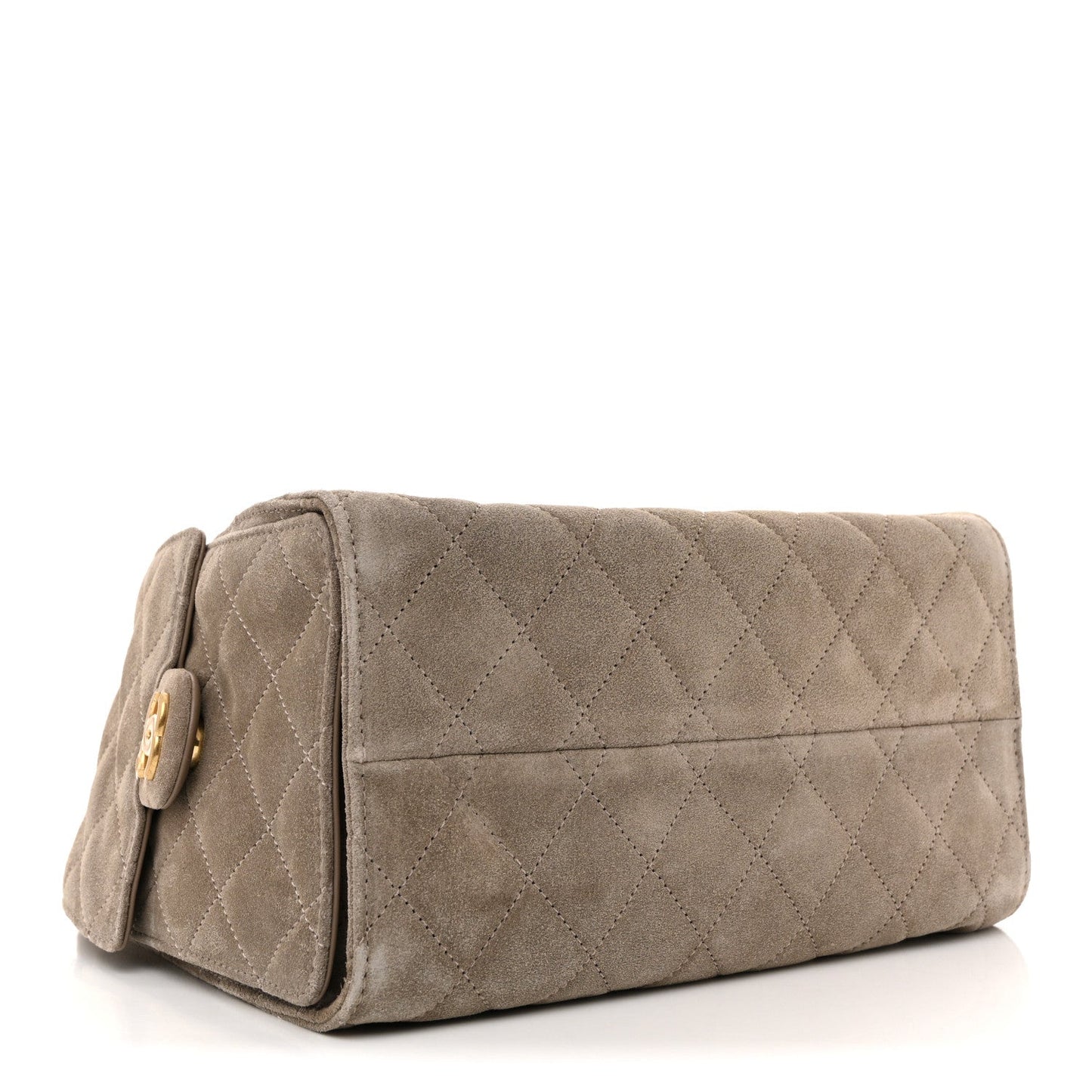 Chanel Suede Quilted Small Chanel 25 Handbag - Rovelle Bags